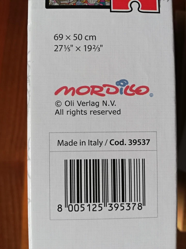 Puzzle Clementoni  1000 Pezzi Mordillo: Calcio - Immagine 4 di 4