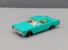 1969 Matchbox Lesney #31 Lincoln Continental Teal Green Regular Wheels