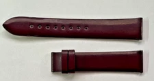 18mm Brown Genuine Leather Watch Band - USA