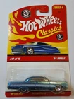 Hot Wheels Classics Series 4 #10/15 '64 Impala in Ice Blue with Redline 5 Spokes