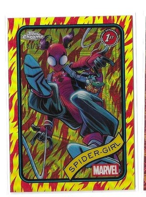 Spider-Girl - Topps Chrome Marvel - Human-Torch Refractor /39 First Appearance