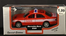 Mercedes-Benz E320 Feuerwehr Fire Chief Car 1:36 Diecast Welly Special Edition