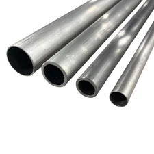 1-5/8" OD, 0.058" Wall, 1.509" ID, 24" long, 6061-T6 Aluminum Round Tube