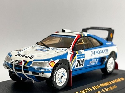 1/43 Peughot 405 T16 #204 1989 Winner Dakar A.Vatanen/B.Berglund Ixo RAC067 used