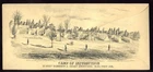 1861 Civil War Camp of Instruction Union Army Patriotic Unused Envelope