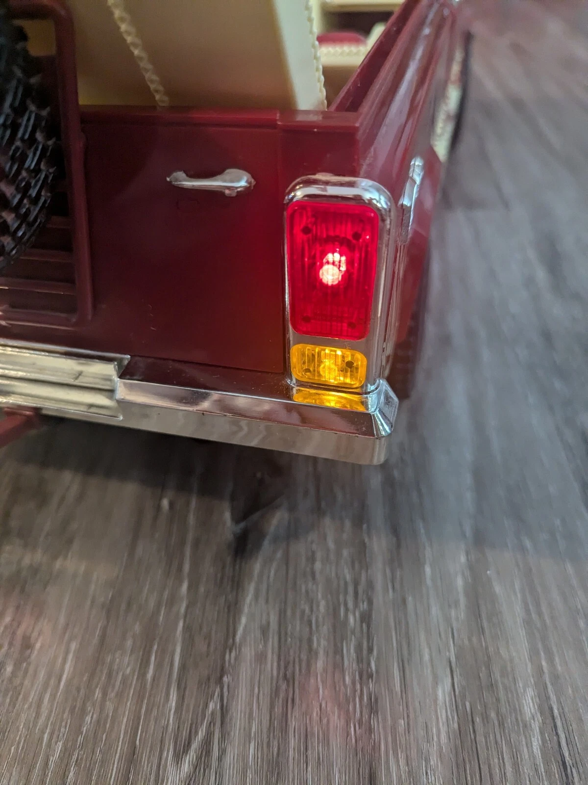  vintage campfire cruiser 2004 jeep carro brinquedo peças faltantes funcionando 