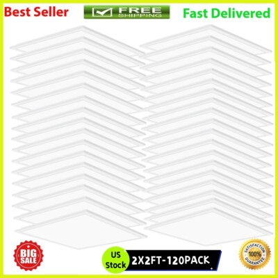 2x2 FT LED Flat Panel Light 45Watt 5800 Lumens, 5000K Drop Ceiling Office Lights