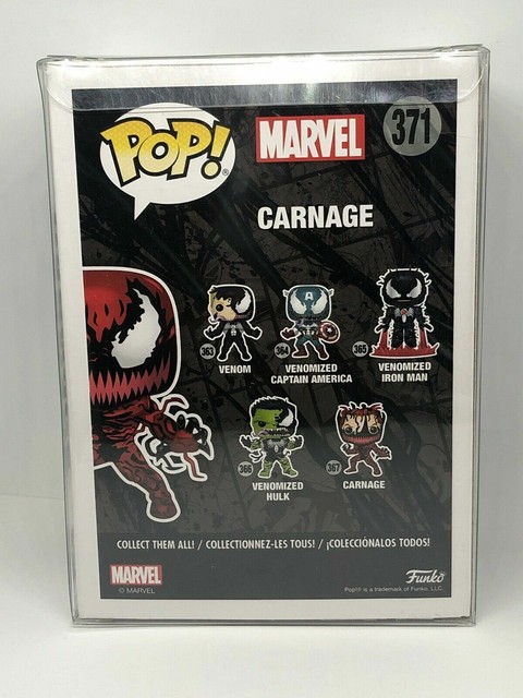 Funko Pop Carnage Tendrils Venom Marvel 2018 NYCC Figure 371 Fall for sale online | eBay