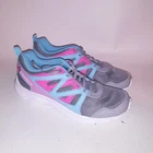 Baskets Reebok femme taille 5 rose bleu gris à lacets Run Supreme 2.0