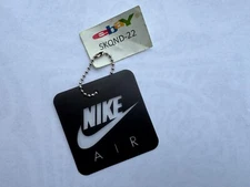 Black Nike Hang Tag Free Shipping/Delivery