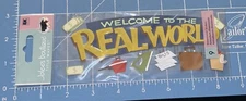 RARE Jolee's Welcome To The Real World Graduation Scrapbooking Title Stickers