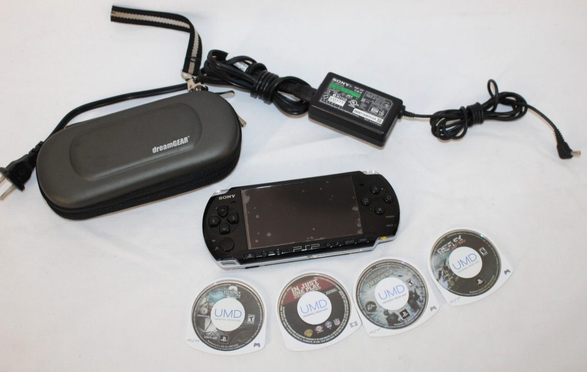 Sony PSP 3001 With 3 Games 1 Movie 8 GB Memory Card and