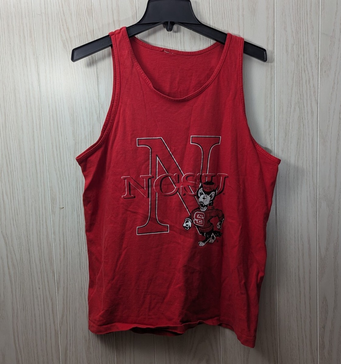 Vintage North Carolina NC State Wolfpack Tank Top Adult M Medium