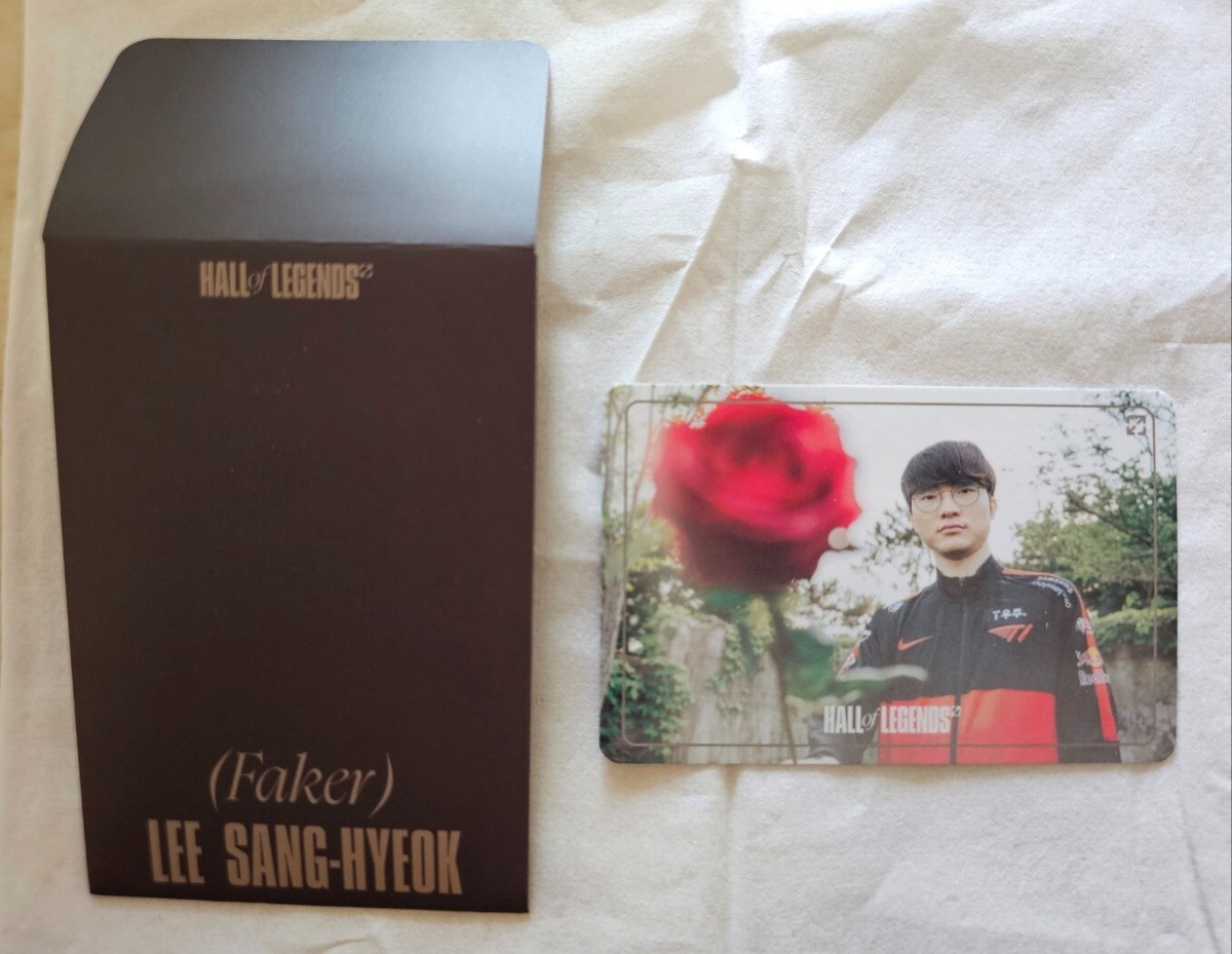 Faker Temple (Hall of Legends) 2024 Faker Photo Card Rose Sanghyuk