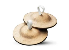 ZILDJIAN P0773 FINGER CYMBAL PAIR OF THIN LOW-PITCHED RING AUDIBLE FX SERIES NEW