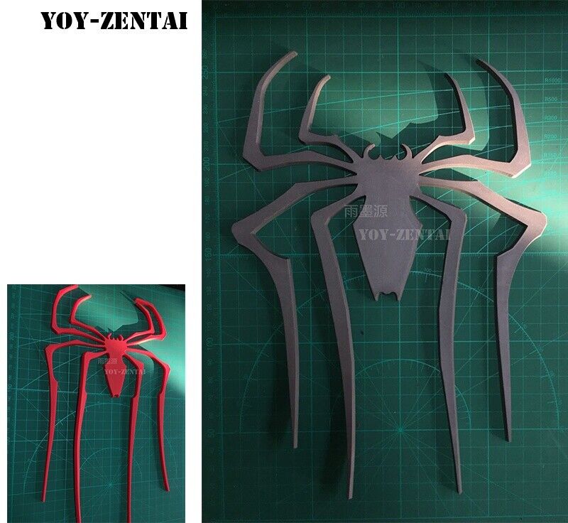 TASM2 (SET D) WITH 3D WEBBING METALLIC BLACK PUFFYPAINT & EMBOSS FRONT  SYMBOL