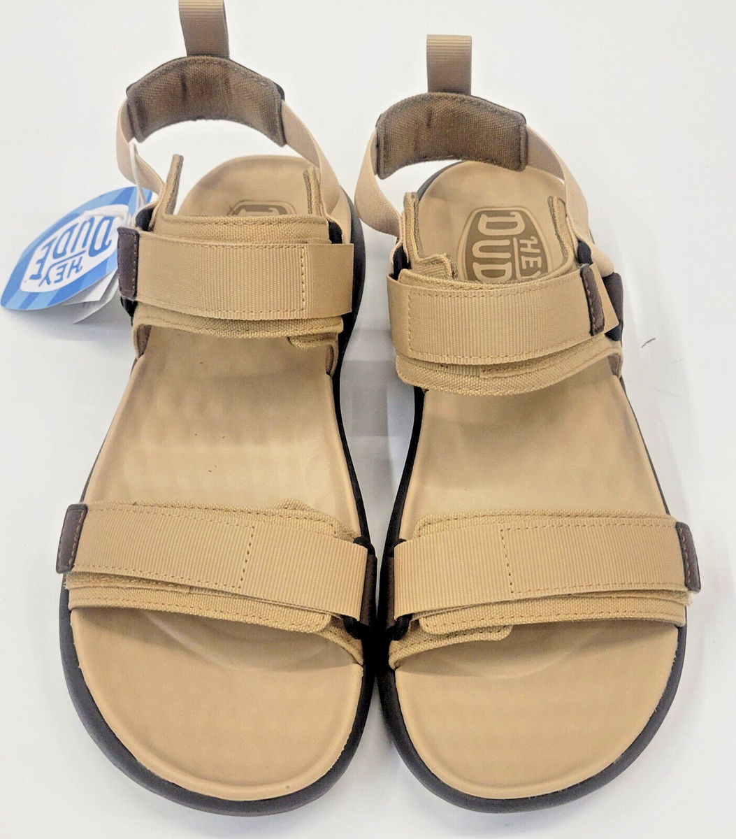 Hey Dude Carson Sandal Sport Mode Tan Brown Size 13 Men\'s New Hey Dude Mens Carson Sandal Sport Mode Tan Brown 13 | eBay main image 2