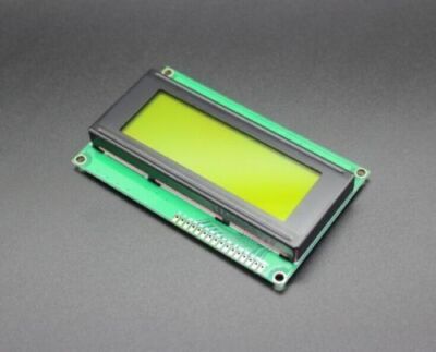 NEU UK LCD Display grün/gelb 2004 20X4 HD44780 Arduino RPi ESP8266 5V NE0017 