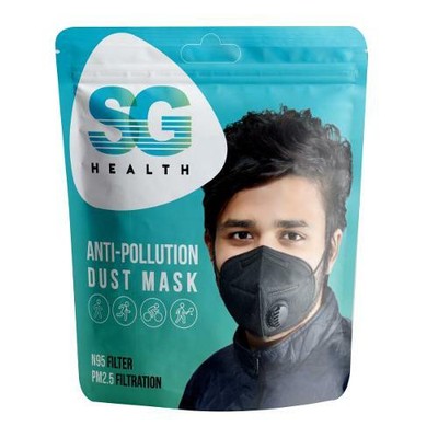 SG Health 10pc Anti Pollution Face Mask with Activated Carbon KN95 Filter PM2.5 Filtration