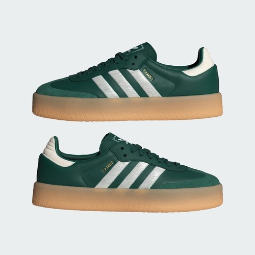 Adidas Women's Sambae Sneakers Shoes Collegiate Green/Core White IF1835 US 4-10 - Picture 4 of 9