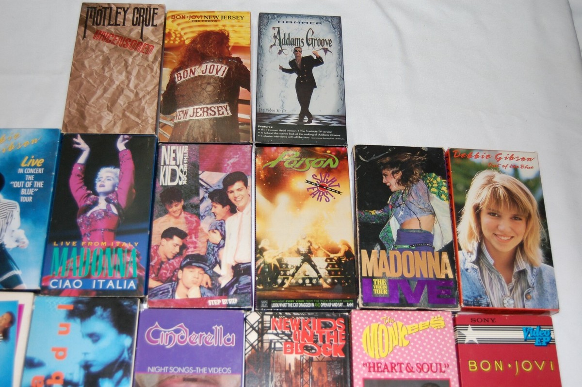 Music videos from the 1980's - 80's VHS music videos - 90's