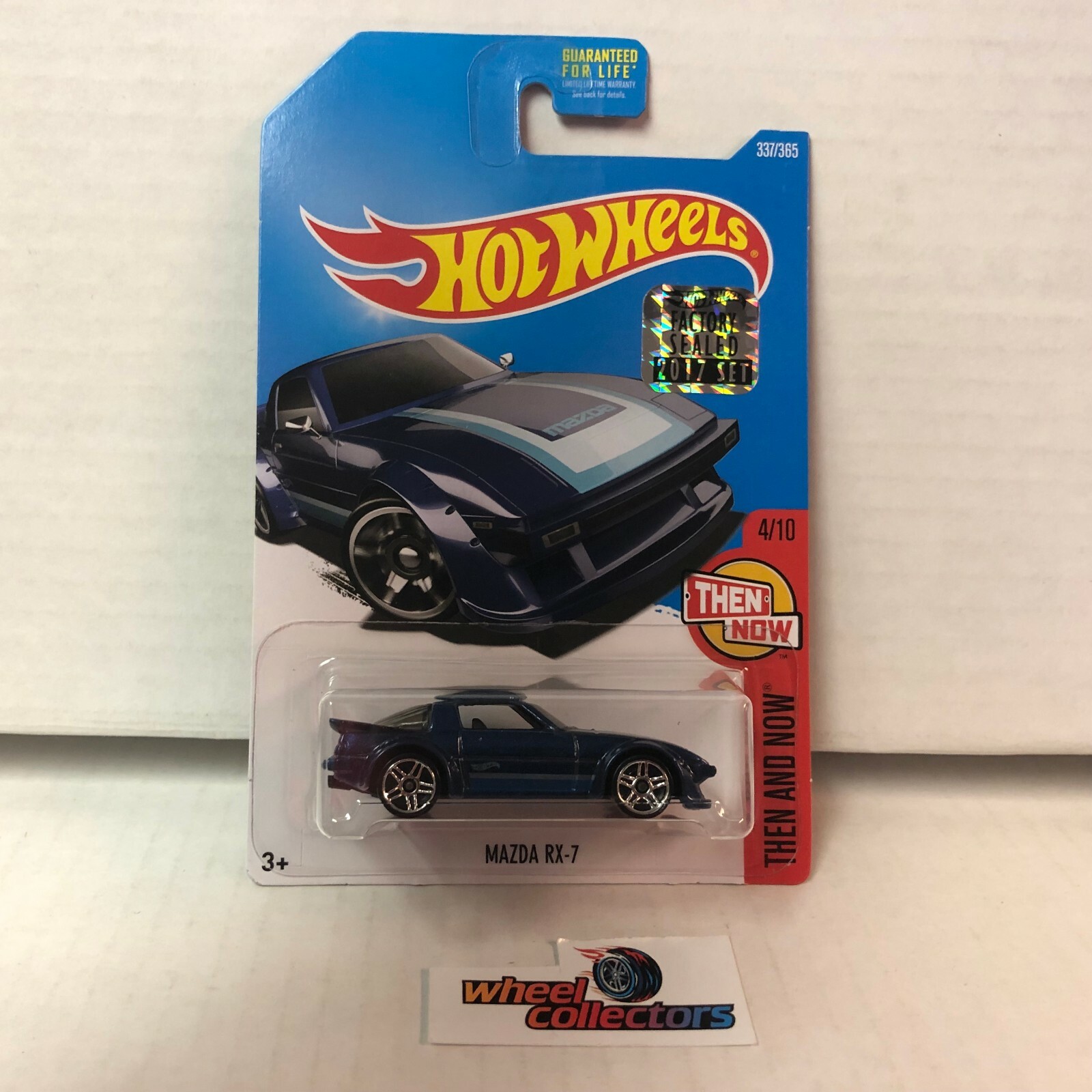 Mazda RX-7 #337 * Blue * 2017 Hot Wheels Factory Set * WE1