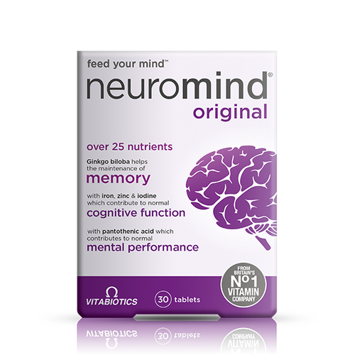 Vitabiotics Neuromind Original Iron Zinc Iodine Mental Performance