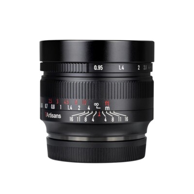 7artisans 50mm F0.95 APS-C MF Large Aperture Lens For Nikon Sony Canon M43 Fuji