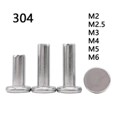 304 Stainless Steel Flat Head Rivets M2 M2.5 M3 M4 M5 M6 M8