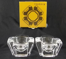 Gorgeous Set of Orrefors Tea Light Holders