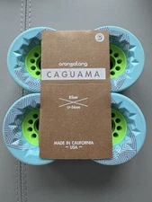 New LOADED Orangatang 85mm Caguamas Longboard Blue Wheels 77A