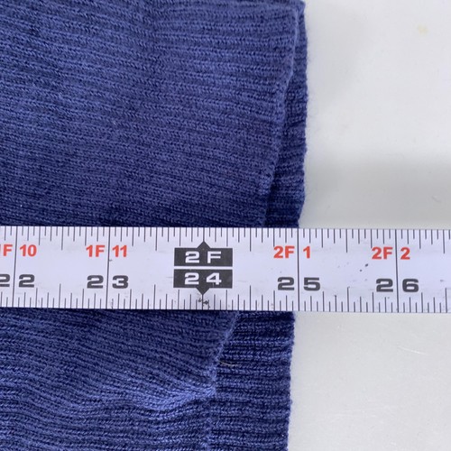 AnnaLaura Maglione Donna XL Blu Lana Merino Made in Italy Pullover Girocollo - Foto 7 di 9