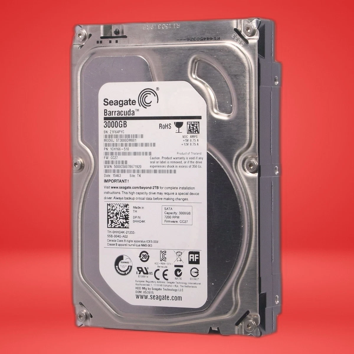 Seagate Barracuda St3000dm001 3tb for sale | eBay