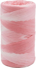 Colored 393 Feet Raffia Paper Ribbon, Colorful Packing Paper String Section Dyei