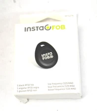 Hillman Insta Fob RFID Key Chain Fobs Black Low Frequency InstaFOB