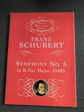    Score Sheet music/Schubert Symphony No. 5 Dover    