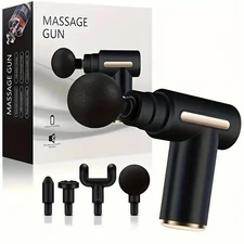 Portable fascia gun body massager, multi speed and multi-functional electric vib