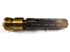 NEW 3/4 14 LINE PIPE API 5B THREAD PLUG GAGE .75 .750 LP LP3/4 1940 USA MADE