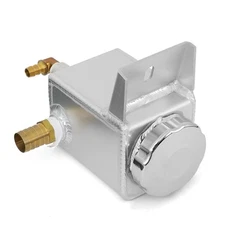 Aluminum Racing Power Steering Fluid Reservoir Fill Tank For 05-18 Ford Mustang