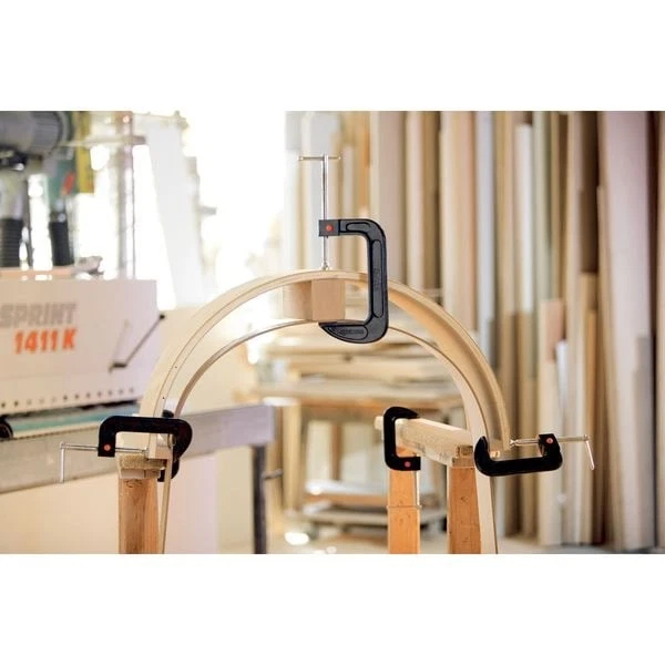 Abrazadera en C de liberación rápida Bessey Qrcc6, 6-5/8", hierro, 1200 lb Foto 2 de 2