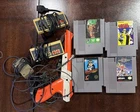 NES Nintendo 4 Game Light Gun Lot Tested Hogans Alley Tecmo Bowl Dick Tracy DD 2