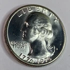 1976 S Washington Bicentennial Quarter Choice Proof 40% Silver 25c US Coin