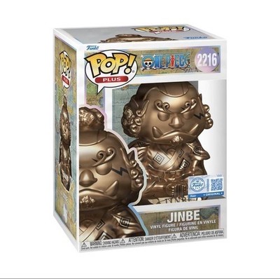 Funko POP! Jinbe Statue (Bronze) ONE PIECE 25TH ANNIVERSARY Limited Ed+protector