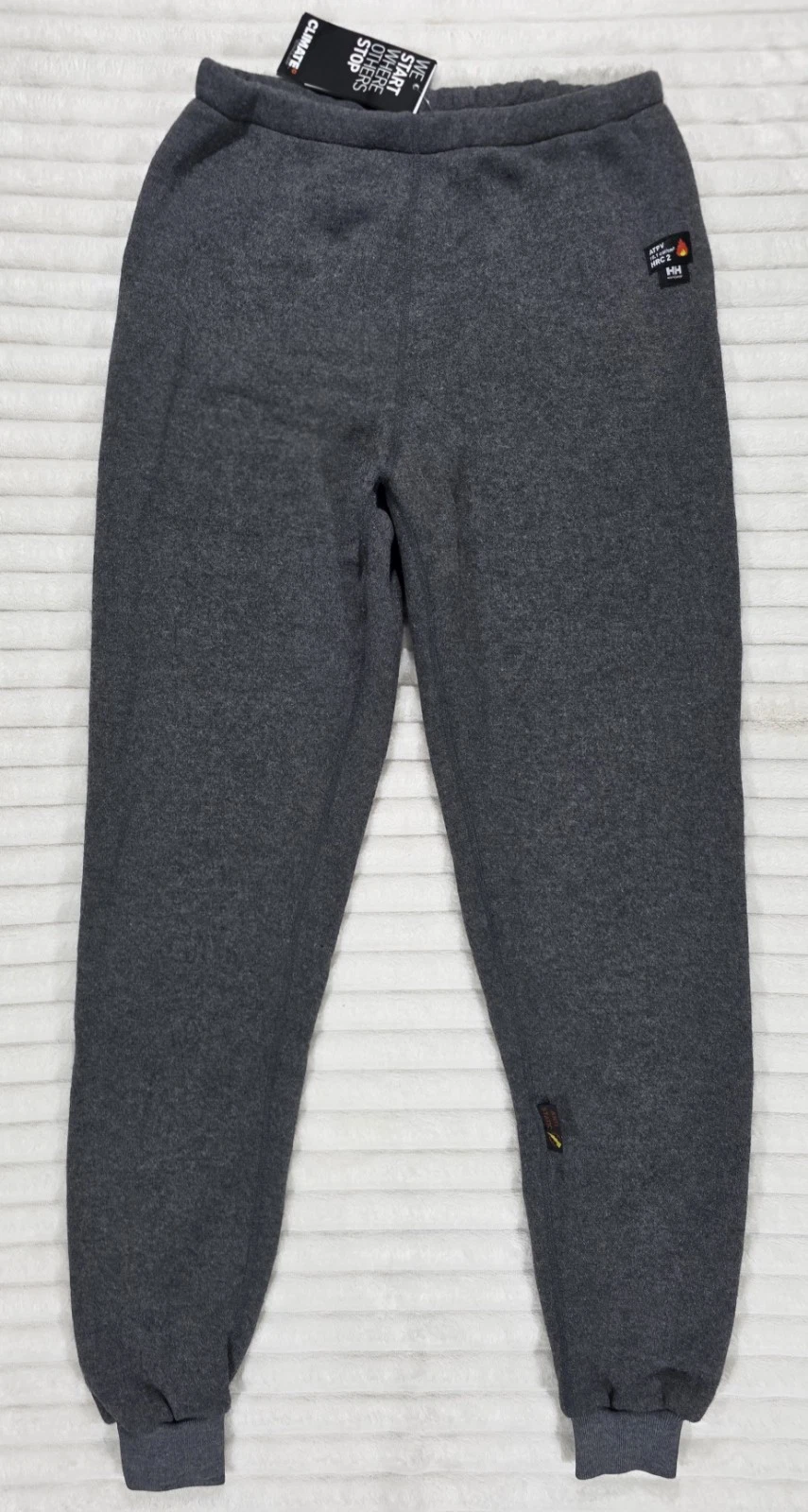 Helly Hansen FR Soft Pile Wool Duluth Thermal Work Wear Pant Size Large Gray NWT