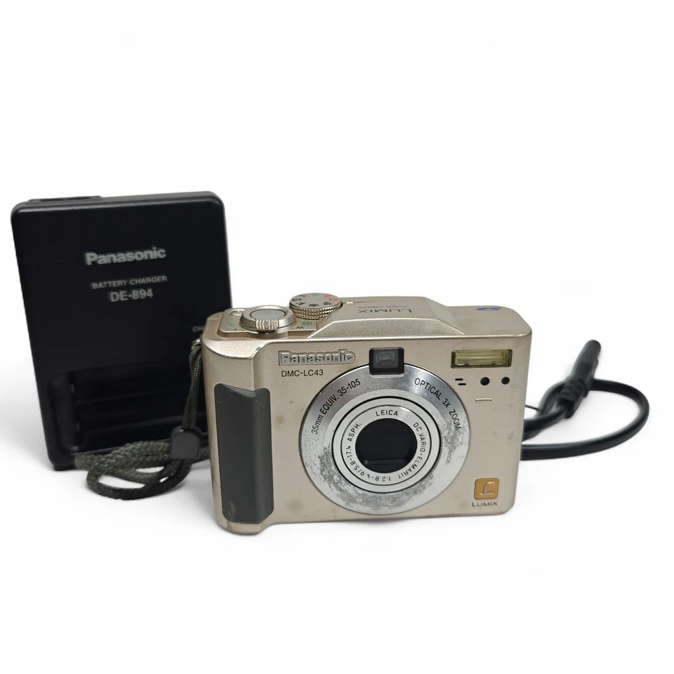 Panasonic DMC-LC43 Digital Camera 4MP 9x Optical Zoom Inc Sd Card A2, photo 1 of 5