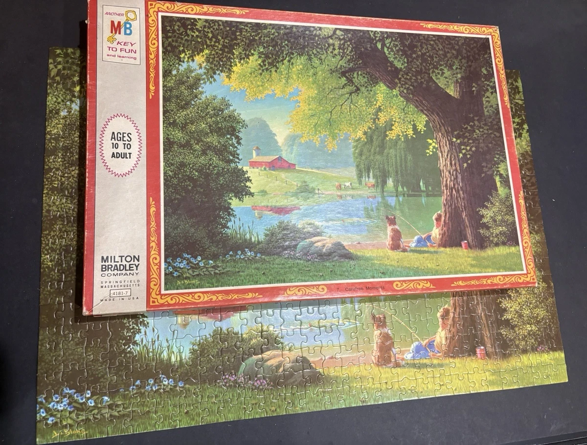 Milton Bradley Vintage Puzzles for sale | eBay