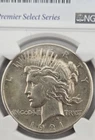 Key Date 1921 High Relief Peace Dollar Us Silver Coin NGC Au50 Certified