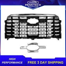 New Front Upper Grille Satin Nickel For 2023-2025 Hyundai Palisade Calligraphy