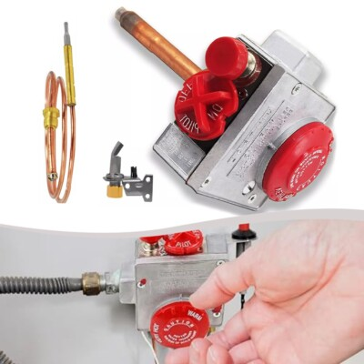 #ad 110 326 Gas Valve Gas Water Heater Valve Built in ECO System Inlet Size Of 12 $82.36