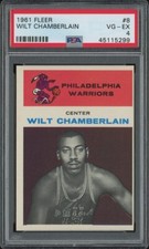 Wilt Chamberlain Rc Fleer 1961 PSA 4 Clean Wow 